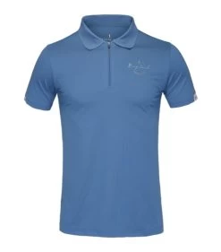 Men's Kingsland Nico Polo Short Sleeve 11 Men's Kingsland Nico Polo Short Sleeve -Equi Gear Shop nico polo blue horizon front 220 PT 206 297 kingsland 37189.1643487153