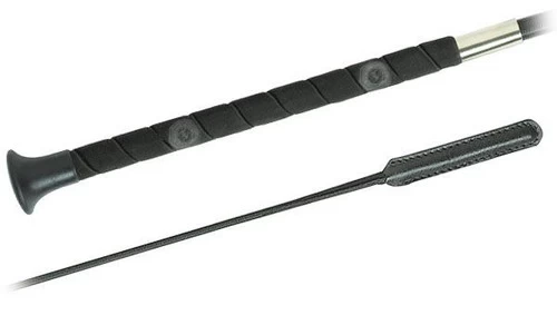 FLECK Nylon Dressage Whip With Nubuck Wrapped Grip 1 FLECK Nylon Dressage Whip With Nubuck Wrapped Grip