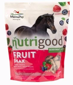 Nutrigood Fruit Snax Horse Treats -Equi Gear Shop nutrigood fruitsnax berry oats front 21304212 manna pro 29636.1678311319