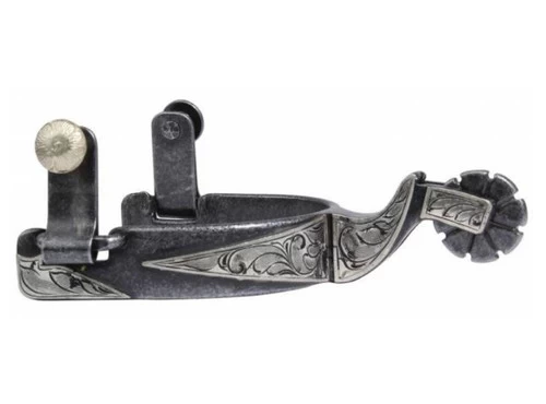 Professional's Choice Overlay 8-Point Rowel Spur 1 Professional's Choice Overlay 8-Point Rowel Spur