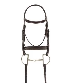 Ovation Draft Cross Plain Raised Padded Bridle