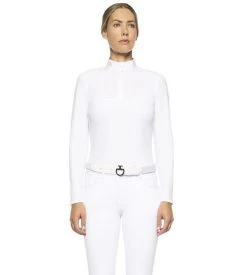 Cavalleria Toscana Poplin Bib Competition LS Polo