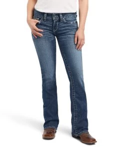 Ariat REAL Mid Rise Bootcut Raquel Jean -Equi Gear Shop real mr bc raquel jean canadian front 10041061 ariat 32027.1662162806