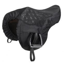 LeMieux Waterproof Ride On AP/CC & Dressage Saddle Covers -Equi Gear Shop ride on cc saddle cover black front 5382 lemieux 37604.1636829627