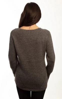 Goode Rider RIDE Sweater -Equi Gear Shop ride sweater heather charcoal back 19037 3758 goode rider 99890.1665773755