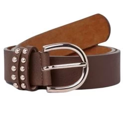 Horze Rose Gold Buckle Belt -Equi Gear Shop rose gold buckle belt bison dark brown 33394 BDBB horze 27135.1648673531