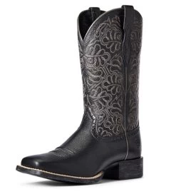Ariat Round Up Remuda Western Boot 9 Ariat Round Up Remuda Western Boot -Equi Gear Shop round up remuda black angle 10034024 ariat 98331.1605142780