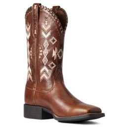 Ariat Round Up Skyler Western Boot -Equi Gear Shop round up skyler canyon 3 4 instep 10038327 ariat 60346.1636495259