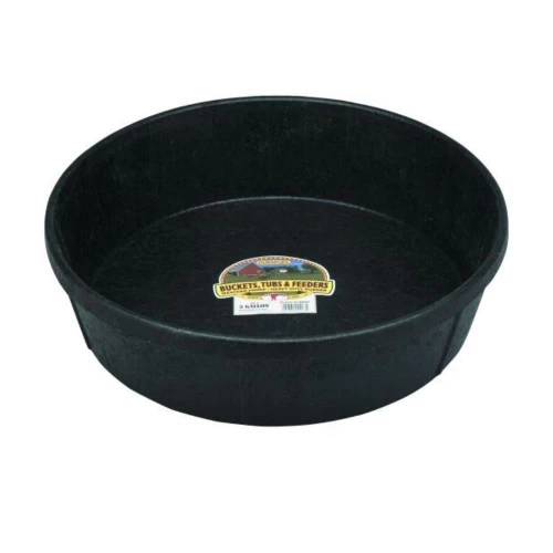 Little Giant 3 Gallon Rubber Feed Pan 2 Little Giant 3 Gallon Rubber Feed Pan - Image 2