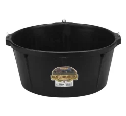 Little Giant 6.5 Gallon Rubber Feed Tub With Rings