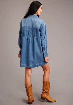 Stetson Denim Shirt Style Dress 6 Stetson Denim Shirt Style Dress -Equi Gear Shop shirt style dress denim back 1105705942031 stetson 76591.1678216297