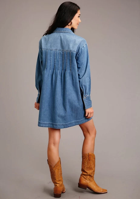 Stetson Denim Shirt Style Dress 3 Stetson Denim Shirt Style Dress - Image 3