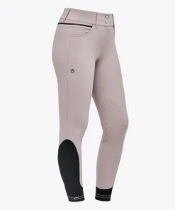 Cavalleria Toscana Silicone Logo Breeches Knee Grip -Equi Gear Shop silicone print ct breeches blush side PAD175 JE010 1A00 cavalleria toscana 02836.1659819124