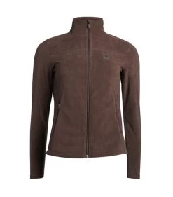 Kingsland Sina Microfleece Jacket -Equi Gear Shop sina microfleece jacket coffee front 2230183615 6578 kingsland 31606.1664586135