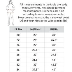 Horze Kaia Crystal Denim Full Seat Breeches -Equi Gear Shop size chart breeches women horze 84118.1652824154