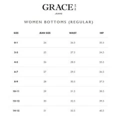 Grace In LA Easy Fit Horseshoe Pocket Jeans -Equi Gear Shop size chart grace in la 17935.1687305471