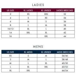 Men's Kingsland Kenton Breeches Knee Grip -Equi Gear Shop size chart kingsland 06315.1665257507