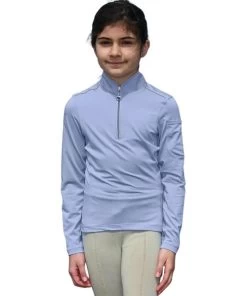 Girls Chestnut Bay SkyCool Shirt Long Sleeve -Equi Gear Shop skycool shirt LS wisteria chestnut bay 39607.1663624643