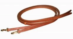 Berlin Leather Split Reins With Snaps