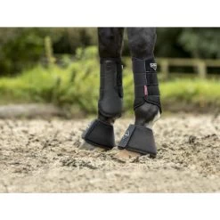 LeMieux Soft Shell Overreach Boots 7 LeMieux Soft Shell Overreach Boots -Equi Gear Shop soft shell over reach boot black horse 9416 lemieux 54107.1636585338