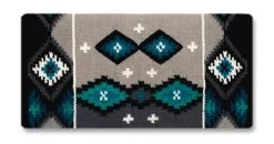 Mayatex Square Cut Navajo Blanket -Equi Gear Shop square cut navajo grey turq 1462 5 mayatex 69105.1674924729