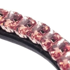 Kavalkade Square Crystal Curved Browband -Equi Gear Shop square rose curved browband black rose stones 202 35 blk kavalkade 90544.1680812671
