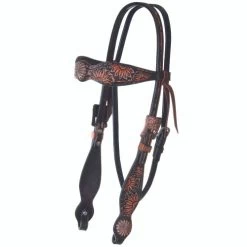 Circle Y Sunflower Brow Headstall -Equi Gear Shop sunflower brow headstall walnut X0210 1001 circle y 85239.1665530135