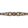 Circle Y Sunflower Buckstitch Breast Collar
