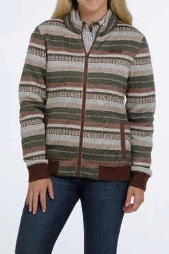 Cinch Sweater Knit Bomber Jacket 7 Cinch Sweater Knit Bomber Jacket -Equi Gear Shop sweater knit bomber sherpa multicolor front MAJ9861001 cinch 27427.1638659661