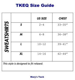 TKEQ Hunter Land Sweatshirt -Equi Gear Shop sweatshirts size guide tkeq 48989.1653250864