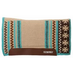 Weaver Leather Synergy Clover Flex Contour Performance Fleece Pad -Equi Gear Shop synergy flex clover fleece sand brown 36002 353 weaver 88394.1679506646