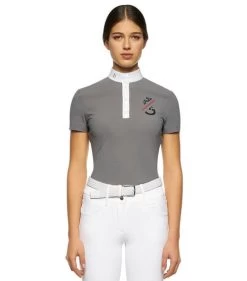 Cavalleria Toscana CT Team Red Stripe Polo -Equi Gear Shop team compet polo ss grey front POD274 JE022 8980 CT 22741.1640128196