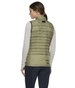 Cavalleria Toscana Team Red Stripe Quilted Vest -Equi Gear Shop team stripe vest verde back GLD250 NY086 5D00 CT 48542.1642285535
