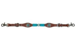 Circle Y Turquoise Round Up Wither Strap -Equi Gear Shop turquoise round u wither strap reg.oil 1025 45 S4 circle y 47658.1686167005