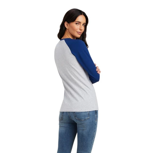 Ariat Varsity Logo Tee Long Sleeve 6 Ariat Varsity Logo Tee Long Sleeve - Image 6