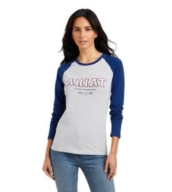 Ariat Varsity Logo Tee Long Sleeve 9 Ariat Varsity Logo Tee Long Sleeve -Equi Gear Shop varsity tee ls blue grey front 10041353 ariat 29789.1661214447