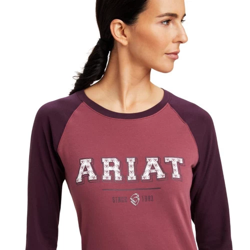 Ariat Varsity Logo Tee Long Sleeve 5 Ariat Varsity Logo Tee Long Sleeve - Image 5