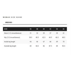 Cavalleria Toscana Contrast Trim Breeches Knee Grip -Equi Gear Shop womens breeches size guide CT 80367.1667013575