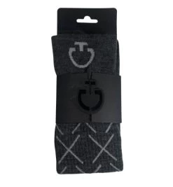 Cavalleria Toscana Logo Wool Socks -Equi Gear Shop wool socks logo grey package CZN038 AB038 8980 CT 52233.1671504596