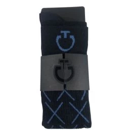 Cavalleria Toscana Logo Wool Socks -Equi Gear Shop wool socks logo navy CZN038 AB038 CT 75690.1671504598