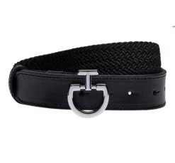 Cavalleria Toscana Woven Fabric Elastic Belt 9 Cavalleria Toscana Woven Fabric Elastic Belt -Equi Gear Shop woven fabric elastic belt black CIN042 PL060 9999 CT 25489.1671319224