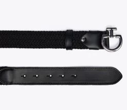 Cavalleria Toscana Woven Fabric Elastic Belt 11 Cavalleria Toscana Woven Fabric Elastic Belt -Equi Gear Shop woven fabric elastic belt black ends CIN042 PL060 9999 CT 98311.1671317979