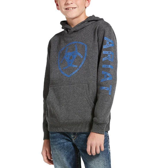 Ariat Youth Classic Logo Hoodie 3 Ariat Youth Classic Logo Hoodie - Image 3