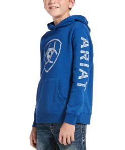Ariat Youth Classic Logo Hoodie 8 Ariat Youth Classic Logo Hoodie -Equi Gear Shop youth logo hoodie cobalt front 10033033 ariat 03413.1603480622